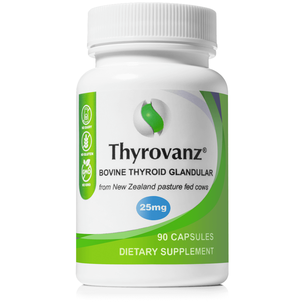 Thyrovanz 25mg Thyroid Supplement