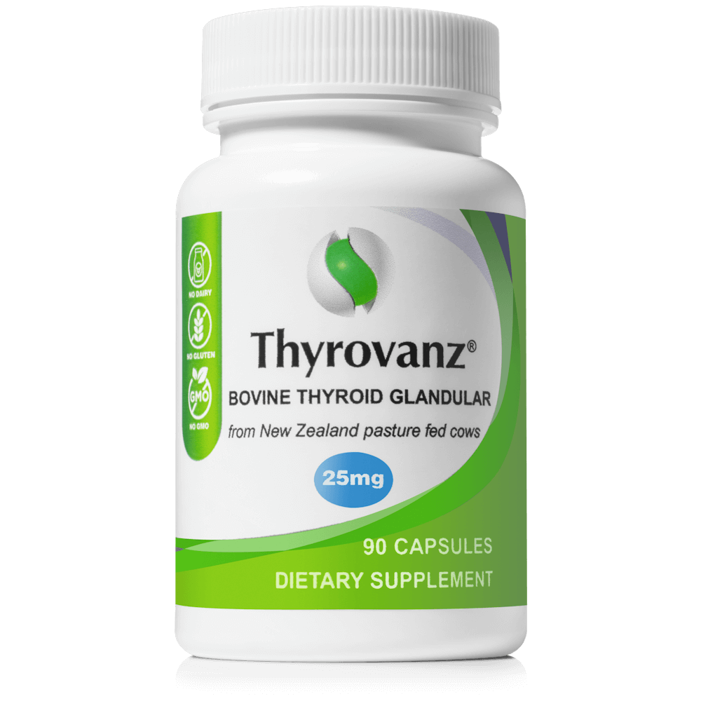 Thyrovanz 25mg Thyroid Supplements